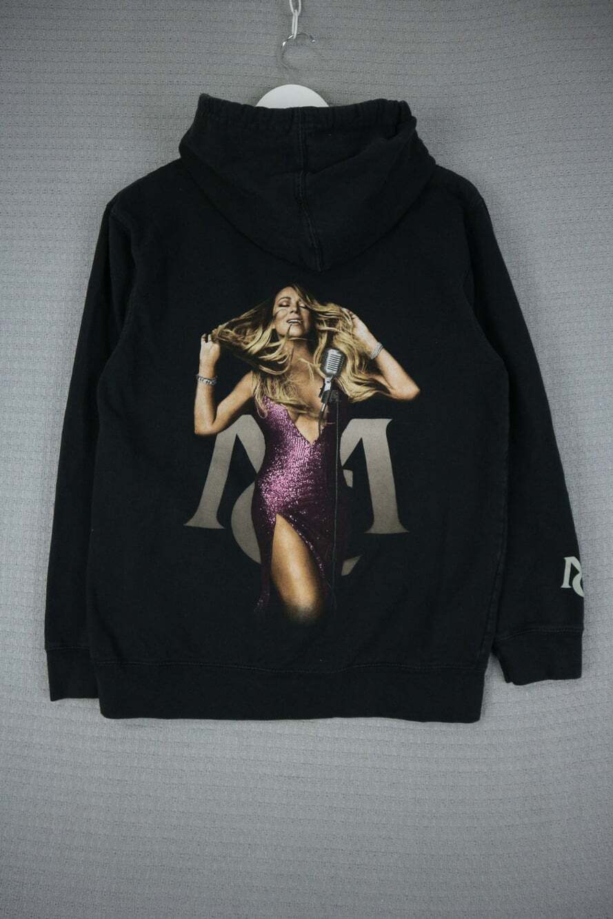 Mariah Carey The Butterfly Returns Zip Up Hoodie Small RARE Tour Concert